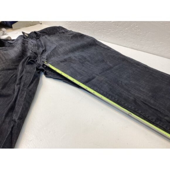 Perry Ellis Men's‎ Slim Fit Stretch Jeans Size 36x32 Black Mid Rise Smoke Free - Picture 6 of 15